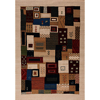 Royal Heritage Kazak Patchwork Rug Neutrals